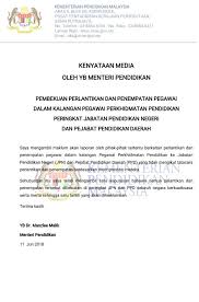 Kamalanathan & senator datuk chong sin woon, menteri pendidikan malaysia berganti lagi kepada dr. Kenyataan Media Rasmi Yb Kementerian Pendidikan Malaysia Facebook