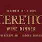 Ceretto Wine Dinner at Cobalt! event image