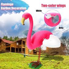 Pink flamingo lawn ornament planter garden stake metal sculpture yard decor. Resin Metal Outdoor Pink Flamingo Ornament Set Garden Light Realistic Decoration Buy From 12 On Joom E Commerce Platform