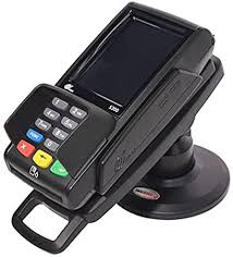 Common examples of traditional credit card machines include: Amazon Com Credit Card Machine Stand For Paxs300 Compact Base With Lock Key Computers Accessories