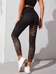 Maybe you would like to learn more about one of these? Sports Leggings Mit Konfetti Muster Und Breitem Taillenband Aktuelle Trends Gunstig Kaufen Shein Deutschland