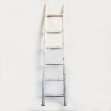 New At Mix Bamboo Ladder White Painted Finish Ladder Home Decor Towel Rack Blanket Rack Rustic Bamboo Ladders Blanket Ladder Decor Bamboo Bed Frame