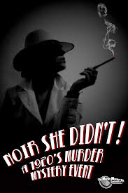 One night at many round tables; Noir She Didn T A Murder Mystery Dinner St Clair Shores Mi Patch