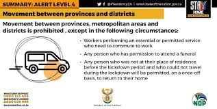 Level 5, on which the country is currently under, means that drastic measures are required to contain the spread of the virus to save lives. Presidency South Africa On Twitter New Regulations For South Africans Under Level 4 Of The New Alert System Will Come Into Force From May 1 As We Begin To Ease
