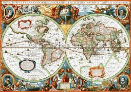 Nova Totius Terrarum Orbis Geographica Ac Hydrographica Tabula Hendrik Hondius Ancient World Maps Vintage Maps Early World Maps