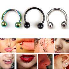 Vind fantastische aanbiedingen voor circular barbell. 5 Stucke Circular Barbell Hufeisen Piercing Lippe Labret Augenbraue Nase Ring Nippel Piercing Korper Schmuck 16g 19g Gold Farbe Barbell Horseshoe Horseshoe Piercingcircular Barbell Aliexpress