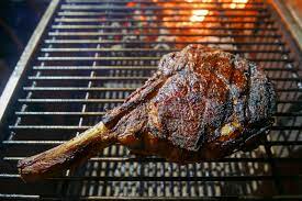 A little more technical cooking and some technology how to sous vide a tomahawk steak. Tomahawk Steak About To Come Off The Grill After Being Seared Then Smoked Steak