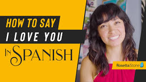 Maybe you would like to learn more about one of these? Saying I Love You In Spanish Rosetta Stone