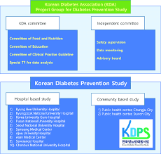 Organization Chart Of Korean Diabetes Prevention Study