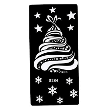 1 Piece Henna Tattoo Stencil Beauty Snowflake Star Christmas Tree Henna Paste Diy Drawing Female Leg Arm Art Tatt Henna Tattoo Stencils Tattoo Stencils Arm Art