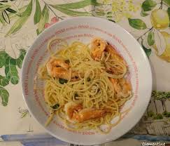 Le Blog De Clementine Spaghetti Au Citron Et Crevettes De Giada De Laure Spaghetti Blog Cuisine Crevettes