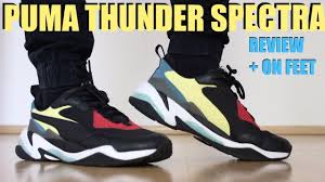 puma thunder spectra review on feet and sizing