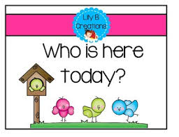 Who Is Here Today Worksheets Teaching Resources Tpt