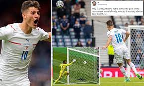 Patrik schick made scotland's keeper crash into the net on brilliant goal in euro 2020. Gonffoto0cwfnm