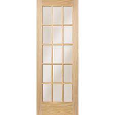 4.7 out of 5 stars. Reliabilt Unfinished Clear Glass Wood Pine French Door Common 32 In X 80 In Actual 32 In X 80 In Lowes Com French Doors Interior Reliabilt French Doors