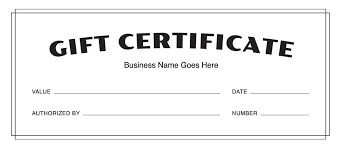 There's no need to worry about the design process. Download Gift Certificate Template Verat