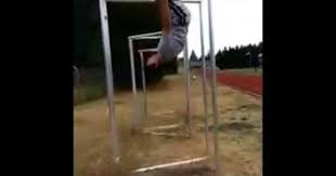 The mats used for landing in pole vault. Pole Vault Training Equipment Pole Vault Pole Vault Training Track And Field Events