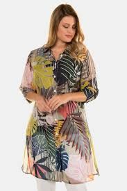 Chemise longue grande taille femme. Chemise Longue Ulla Popken Pour Femme Modalova