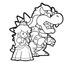 Bowser And Princess Peach Mario Coloring Pages Mario Coloring Pages Super Mario Coloring Pages Super Coloring Pages