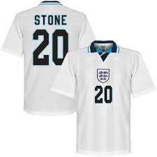 Mens score draw licensed 1982 england empire retro track jacket. Score Draw England Home Stone 20 Retro Shirt Euro 96 Retro Flex Printing