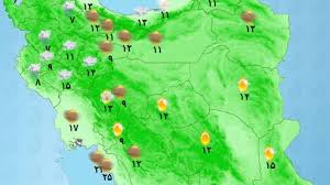 تداوم بارندگی در جنوب غرب و مناطق مرکزی کشور