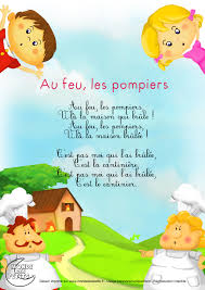 Paroles Au Feu Les Pompiers Comptines Chansons Pour Enfants Comptine Creche
