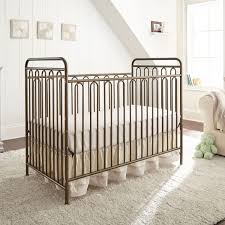 La Baby Trinity 3 In 1 Convertible Full Sized Metal Crib Cribs Metal Crib Baby Cribs