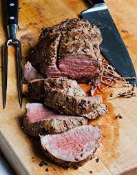 Place the beef on a baking sheet and pat the outside dry with a paper towel. Balsamic Roasted Beef Recipe Ina Garten S Recipe For Balsamic Roasted Beef