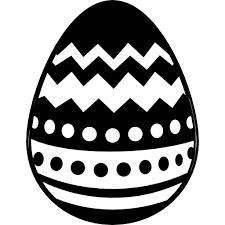 Easter Egg With Different Lines Design Free Vector Icons Designed By Freepik In 2021 Easter Coloring Pages Vector Icon Design Line Design