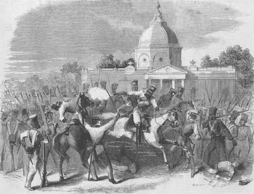 File:Massacre of officers by insurgent cavalry at Delhi,.jpg - Wikimedia Commons
