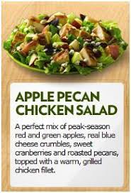 Love This Salad From Wendy S The Pomegranate Vinaigrette That Comes With It Pomegranate Vinaigrette Pecan Chicken Salads Healthy Eating
