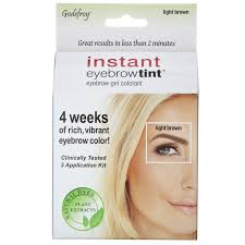 Godefroy Instant Eyebrow Tint Light Brown 3 Application Kit Iherb