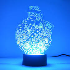 Summer Memories In A Bottle Colour Changing Led Mini Acrylic Light Color Changing Led Summer Memories Acrylic Mirror