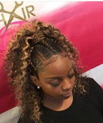 Female African American Ponytail Hairstyles Black Woman Women Archives Hair Styles French Braid Ponytail Braided Ponytail