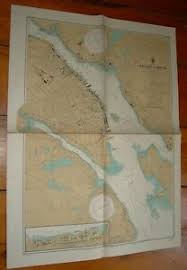 Details About Old Working 1947 Nautical Chart Halifax Ns Nova Scotia Hydrographic Service