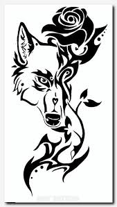 Black And White Wolf Tattoo Ideas Rosetattoo Tattoo Letters Tattoo Styles Black Wolf Tattoo Designs Celtic Sleeve Tattoos And Meanings Fir Wolf Tattoo Design Tribal Tattoos Picture Tattoos