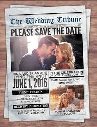 Newspaper Save The Date Wedding Invite Bridal Shower Invitation Bridal Sho Newspaper Wedding Invitations Wedding Newspaper Vintage Bridal Shower Invitations