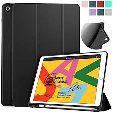 10 2 Inch Apple Ipad Case With Pencil Holder Compatible For X1f33a2019 New Ipad 7th Generation Product Features Slim And L Apple Ipad Case Ipad Case Smart Case