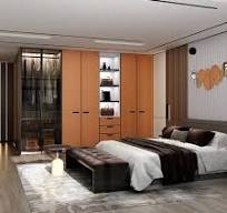 Custom Italian Style Elegant Design ECO Leather Wardrobe For ...