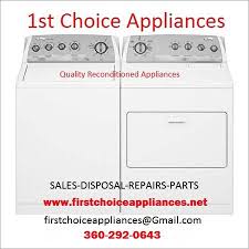 There's nothing worse than a broken appliance sending your whole world into a tail spin. 1st Choice Appliances Appliances Olympia Washington 222 Photos Facebook