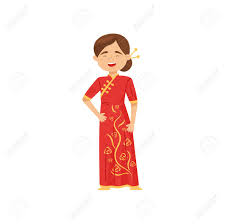 This is a list of chinese animated films, sorted by year then alphabetical order. Beautiful Laughing Girl In National Costume Of China Cartoon Royalty Free Cliparts Vectors And Stock Illustration Image 124809721