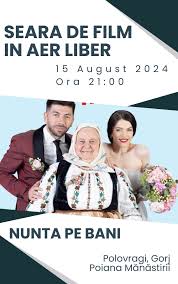 Proiecție de film în aer liber, într-o comună din Gorj, de Sf Maria -  Impact in Gorj