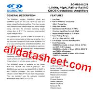 SGM8544XS14/TR Datasheet(PDF) - SG Micro Corp
