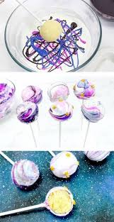 Galaxy Cake Pops Easy No Bake Treat Recipe Galaxy Cake Cake Pop Recipe Cake Pops