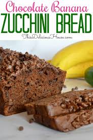 Add to flour mixture, stirring just until combined. Chocolate Zucchini Banana Bread This Delicious House