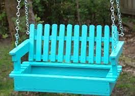 Metal base allows water to flow through yet keeps the seeds in the tray. Awesome Aqua Porch Swing Bird Feeder Free Us Shipping Buy Online In Bahamas At Bahamas Desertcart Com Productid 26311760