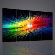 Quadri Moderni Xxl Explosion Of Colors Arredamento Casa Ufficio Stampa Su Tela Stampa Su Tela Arredamento Casa Arredamento
