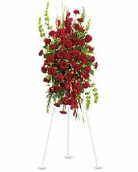 Care And Compassion Spray Sympathy Arrangement Funeral Flowers Funeral Sprays Sympathy Flowers