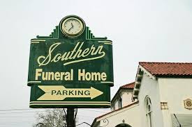 Southern Funeral Home Funeral Home Vintage Signs For Sale Neon Clock
