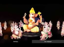 3d Ganesh Live Wallpaper Apps On Google Play Blue, yellow, red, and orange elephant painting, ganesha, god.